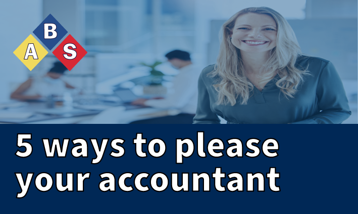 Five Ways to please your accountant